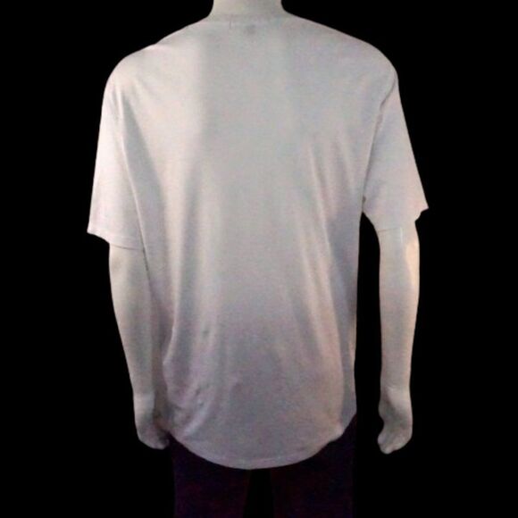 Robert Barakett Georgia V-Neck T-Shirt Size XXL WHITE - Picture 6 of 7